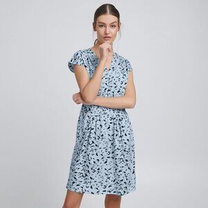 ICHI | Printed Dress | Sz. L